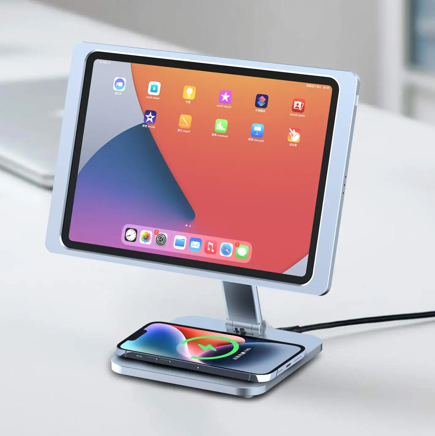 magnetic iPad stand