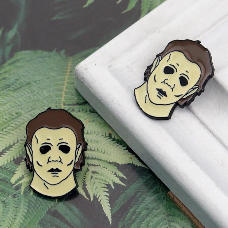Moive Halloween Michael Myers Zinc Alloy High Quality Brooch Lapel Pin Halloween Party Jewelry Badge Gift
Moive Halloween Michael Myers Zinc Alloy High Quality Brooch Lapel Pin Halloween Party Jewelry Badge Gift
