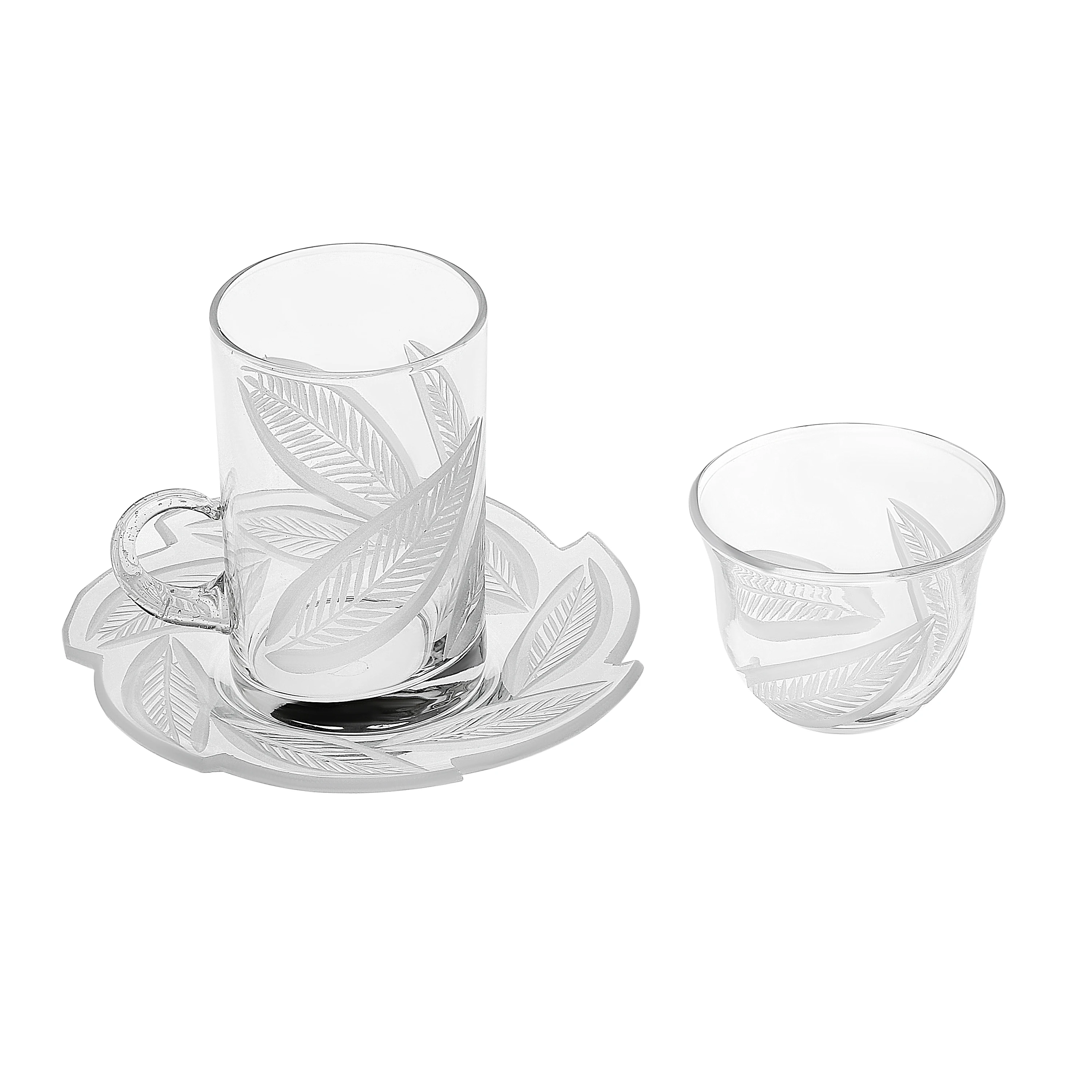 Premium Crystal Turkish Tea Glass Set, 18 Pcs With Saucer, Housewarming, Weddings, Anniversary (Transparent)
Premium Crystal Turkish Tea Glass Set, 18 Pcs With Saucer, Housewarming, Weddings, Anniversary (Transparent)