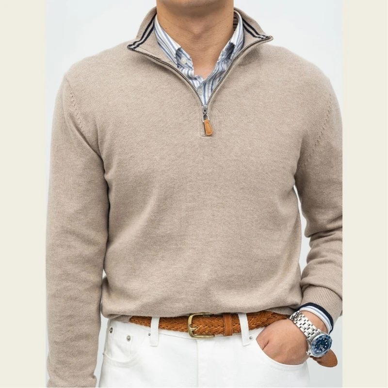 Men's Half Zipper Sweatshirt, Golf Wear, Tennis Clothing, Casual Brand Tops, Stand Collar, Original, Autumn, Winter
Men's Half Zipper Sweatshirt, Golf Wear, Tennis Clothing, Casual Brand Tops, Stand Collar, Original, Autumn, Winter