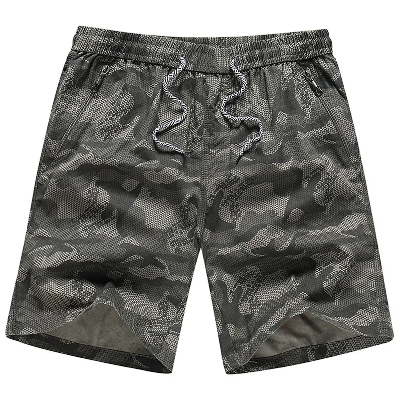 

2023 Summer Men's Shorts Casual Camo Capris Loose Fitting Shorts Men Clothing Fashion Cargo Shorts