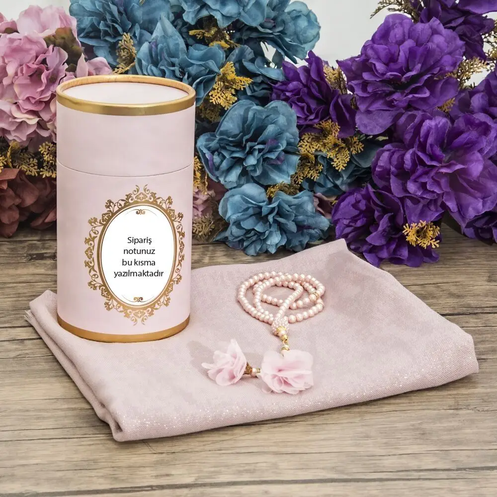 Отличный подарок, фотография, фотография (молитвенный коврик, Подарочная Роскошная шаль-жемчужный Розарий-Цилиндрическая Коробка, розовый подарочный набор. 
Отличный подарок, фотография, фотография (молитвенный коврик, Подарочная Роскошная шаль-жемчужный Розарий-Цилиндрическая Коробка, розовый подарочный набор.