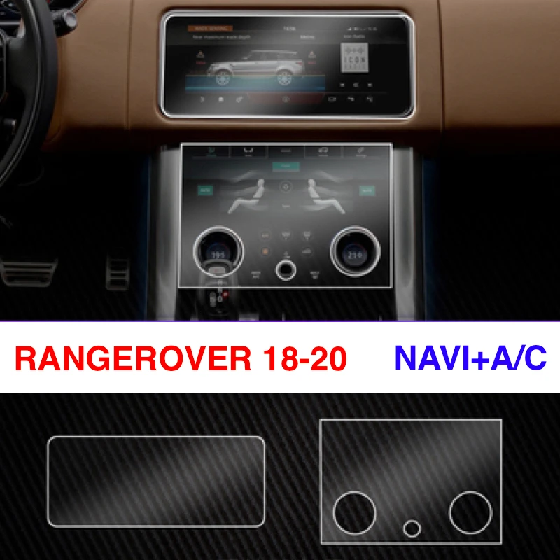 2PCS Front Dashboard NAVI A/C Console Display Screen Protection Tempered Glass Film For Land Rover Range Rover 2018-2020
2PCS Front Dashboard NAVI A/C Console Display Screen Protection Tempered Glass Film For Land Rover Range Rover 2018-2020