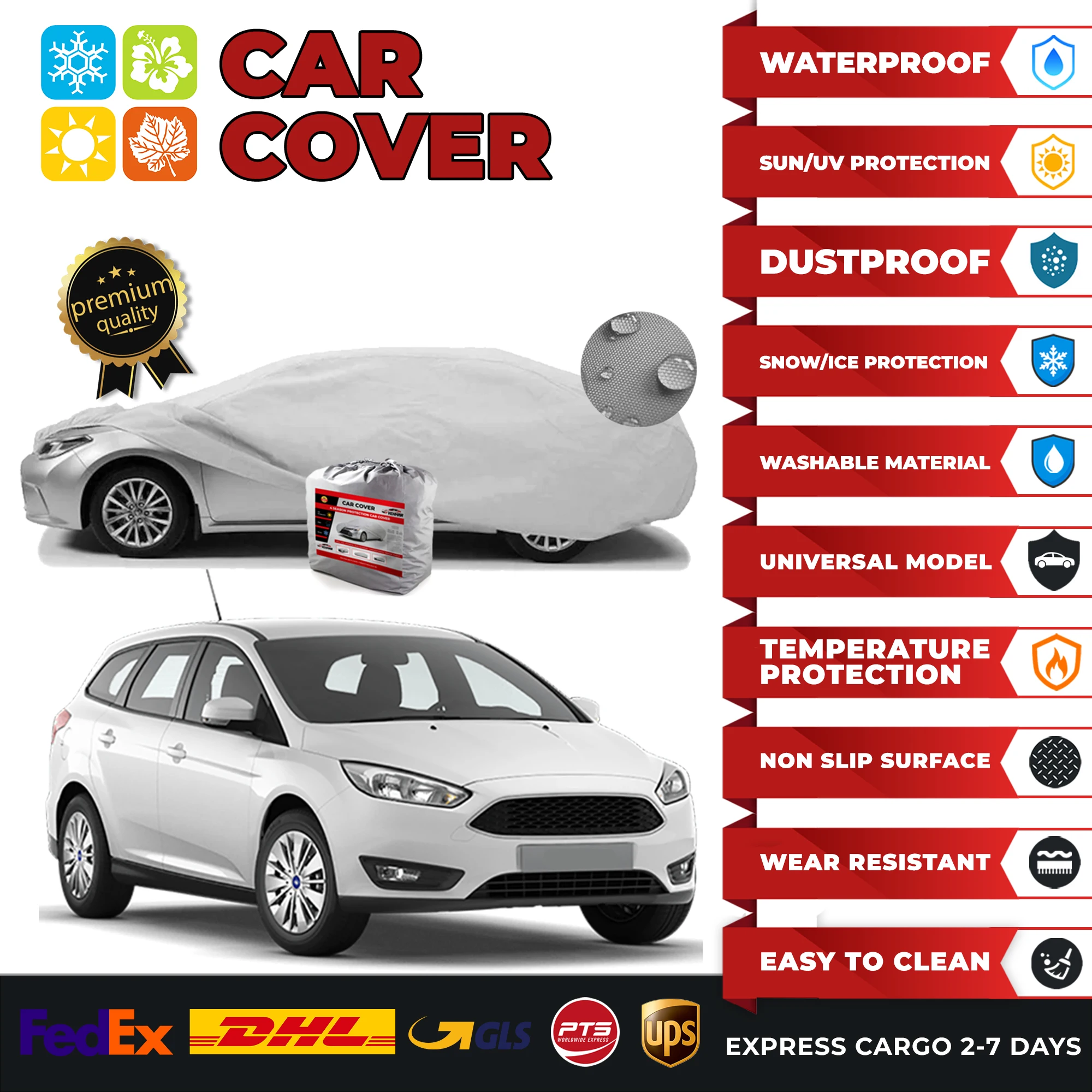 Автомобильный чехол для Ford Focus 2, универсальные автомобильные Чехлы для дома и улицы, защита от УФ-лучей и пыли
Автомобильный чехол для Ford Focus 2, универсальные автомобильные Чехлы для дома и улицы, защита от УФ-лучей и пыли