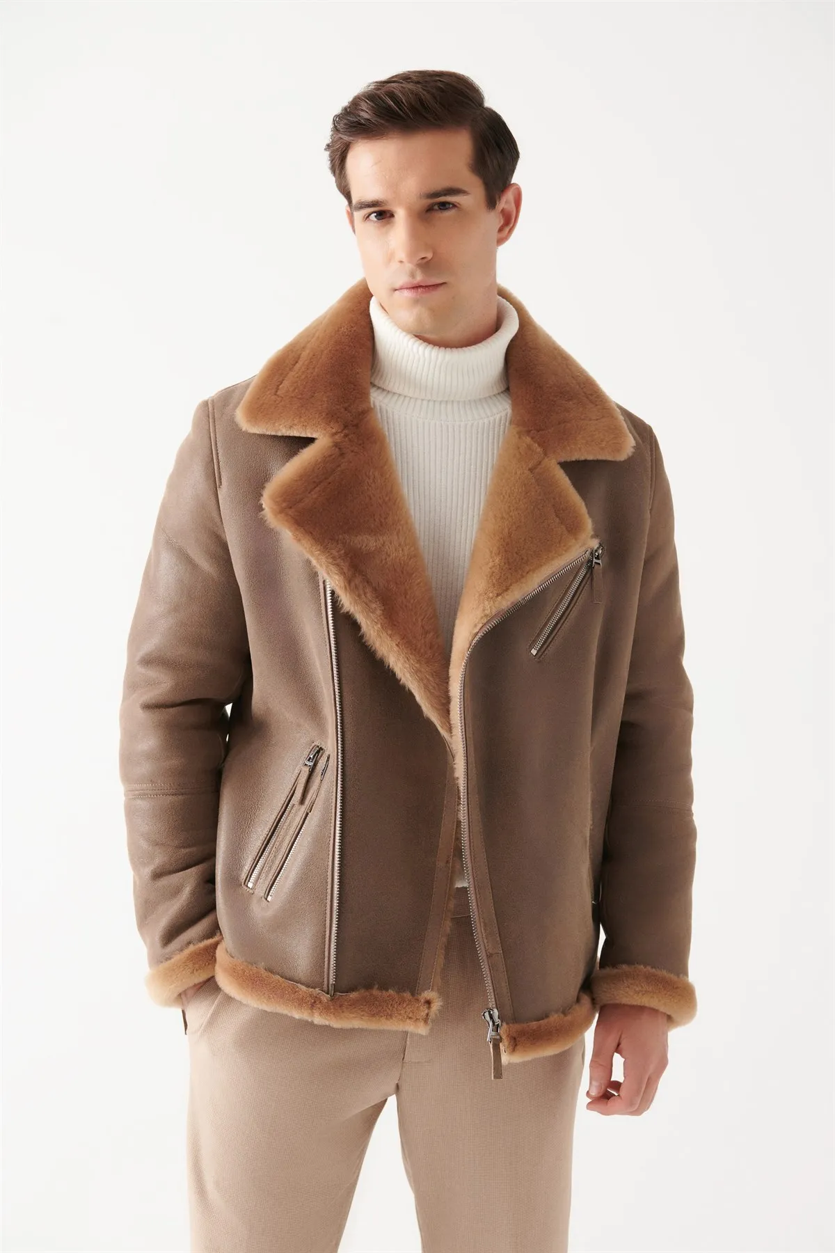 Men's Camel Fur Leather Jacket Genuine Sheepskin Winter Thick Coat New Season Elegant Quality Clothing Waterproof Keeps Warm
Men's Camel Fur Leather Jacket Genuine Sheepskin Winter Thick Coat New Season Elegant Quality Clothing Waterproof Keeps Warm