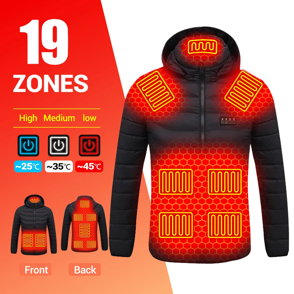 Heated Jacket 9-21 Zone Smart USB Electric Heating Jacket, Men's Women's Thermal Jacket, Winter Outdoor Warm Clothes
Heated Jacket 9-21 Zone Smart USB Electric Heating Jacket, Men's Women's Thermal Jacket, Winter Outdoor Warm Clothes