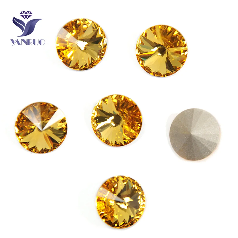 YANRUO 1122 Rivoli Light Topaz diamante Rhinestones for clothes Sew On Rhinestone Sewing Stones craft Diamonds
YANRUO 1122 Rivoli Light Topaz diamante Rhinestones for clothes Sew On Rhinestone Sewing Stones craft Diamonds