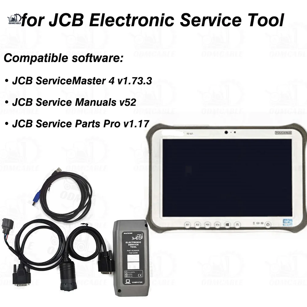 AGRICULTURAL CONSTRUCTION EQUIPMENT FOR JCB DIAGNOSTIC SCANNER TOOL FOR JCB MASTER SERVICE MASTER DIAGNOSTIC KIT WITH FZ G1 LAPT
AGRICULTURAL CONSTRUCTION EQUIPMENT FOR JCB DIAGNOSTIC SCANNER TOOL FOR JCB MASTER SERVICE MASTER DIAGNOSTIC KIT WITH FZ G1 LAPT