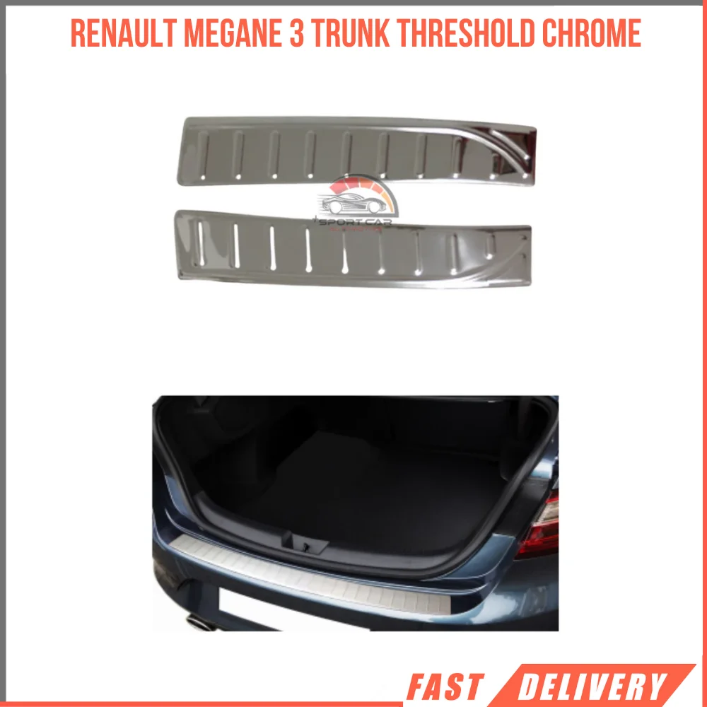 Stainless steel modified design accessory for Renault Megane 3 grandtour chrome body threshold
Stainless steel modified design accessory for Renault Megane 3 grandtour chrome body threshold