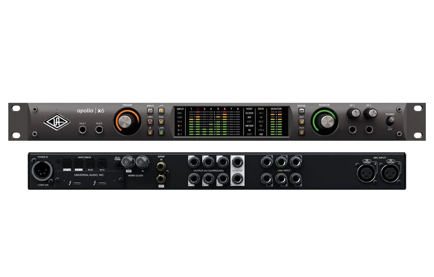 100% лучшая сделка Универсальный аудио Apollo x8p 16x22 интерфейс Thunderbolt 3 с UAD DSP
100% лучшая сделка Универсальный аудио Apollo x8p 16x22 интерфейс Thunderbolt 3 с UAD DSP