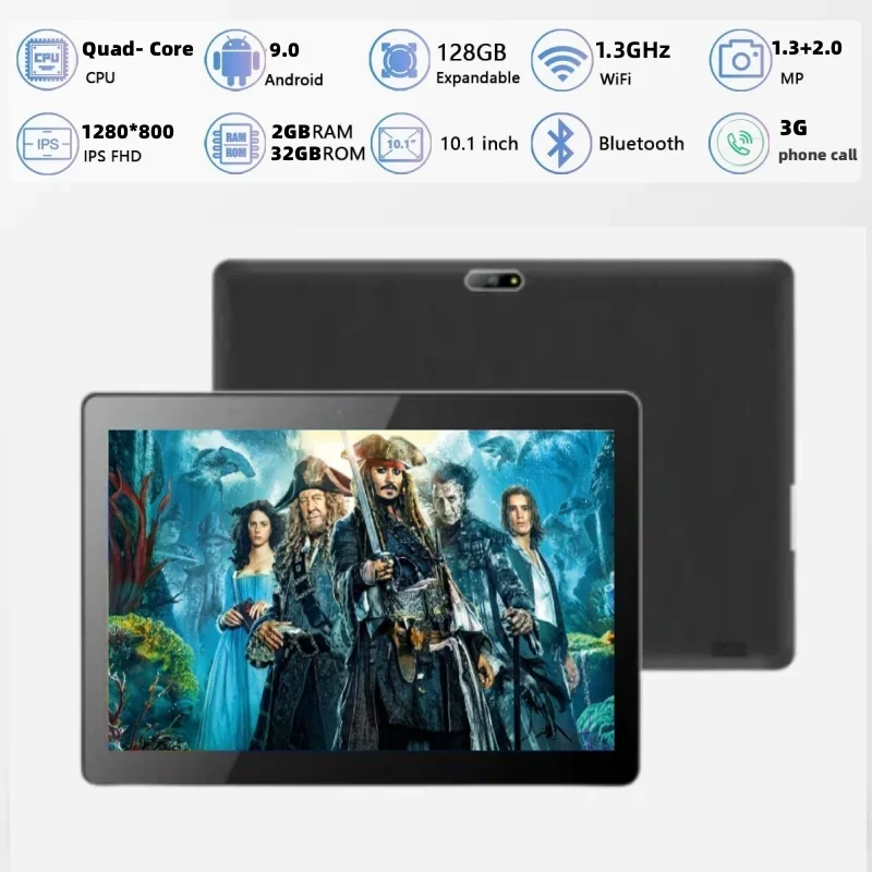 

New Arrival 10.1 INCH Innjoo 3G Phone Call Tablet Android 9.0 System 2GB+32GB 1280 x 800 Pixels SC7731 CPU Quad-Core Dual Camera