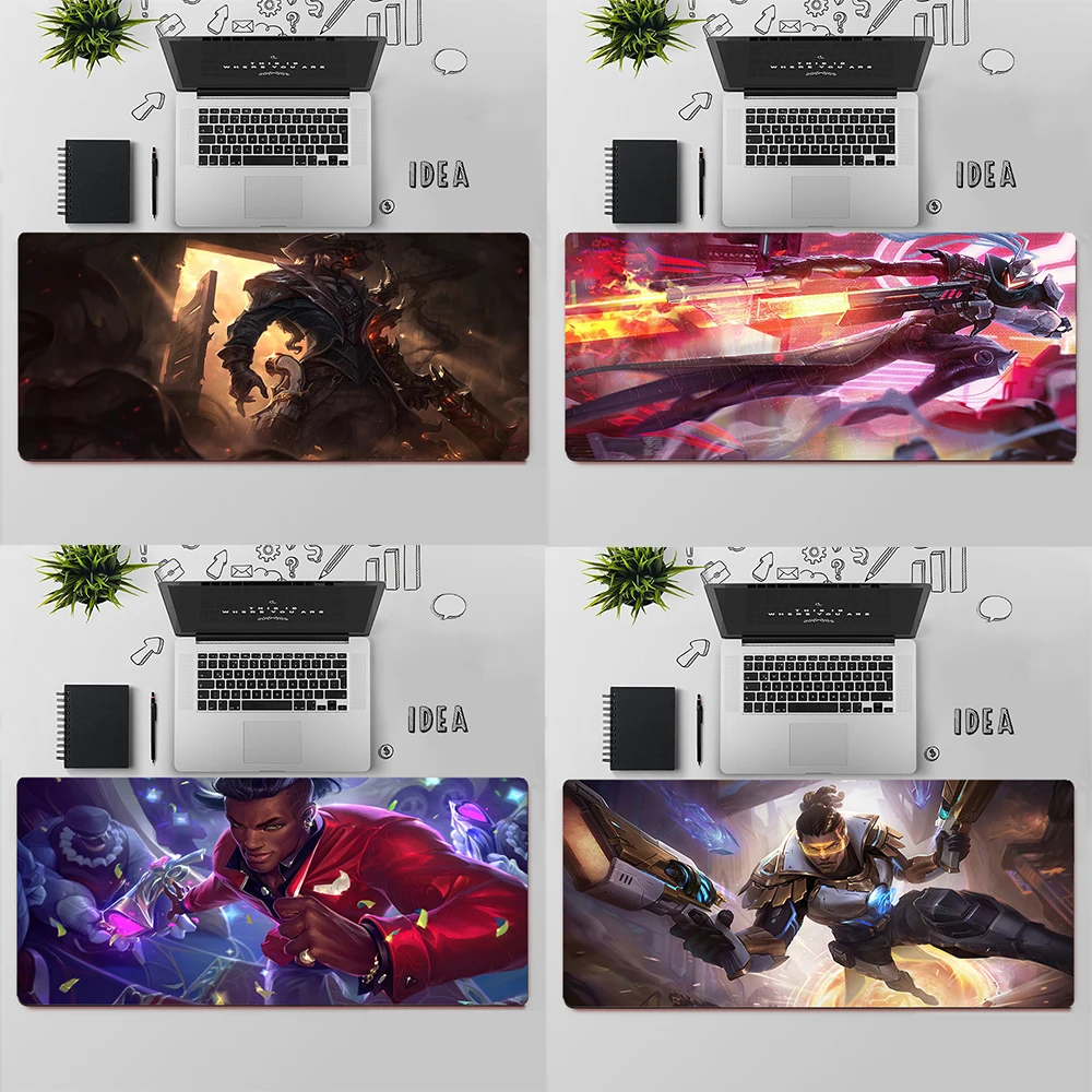 League of Legends Lucian Gaming Mouse Pad Large Mouse Pad PC Gamer Computer Mouse Mat Big Mousepad Keyboard Desk Mat Mause Pad
League of Legends Lucian Gaming Mouse Pad Large Mouse Pad PC Gamer Computer Mouse Mat Big Mousepad Keyboard Desk Mat Mause Pad