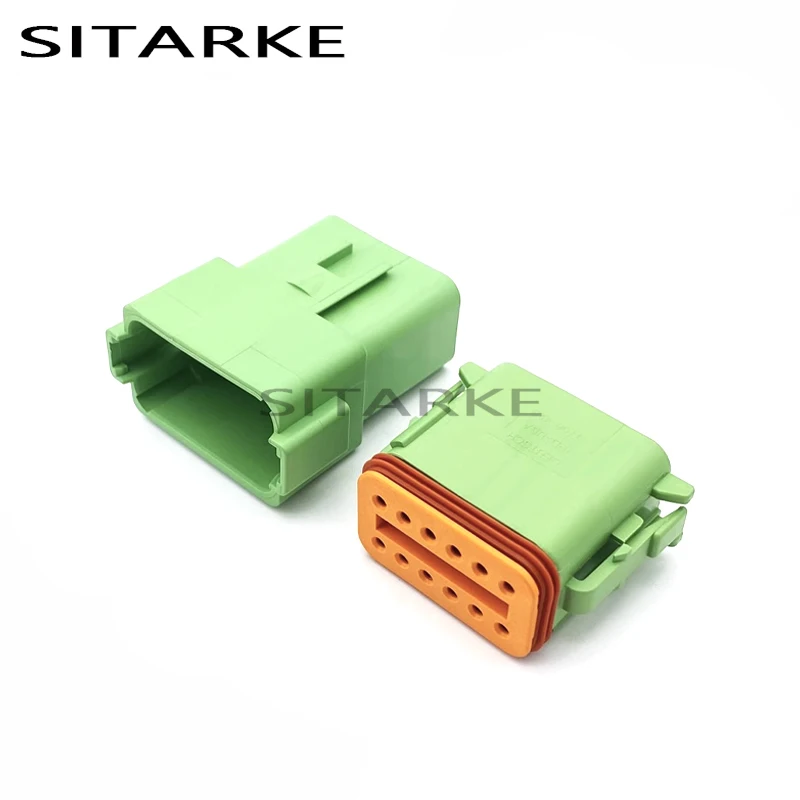 1 Set 12 Pin Automotive Waterproof Deutsch Plug Auto Male Female Connector With Terminal DT04-12PC DT06-12SC
1 Set 12 Pin Automotive Waterproof Deutsch Plug Auto Male Female Connector With Terminal DT04-12PC DT06-12SC