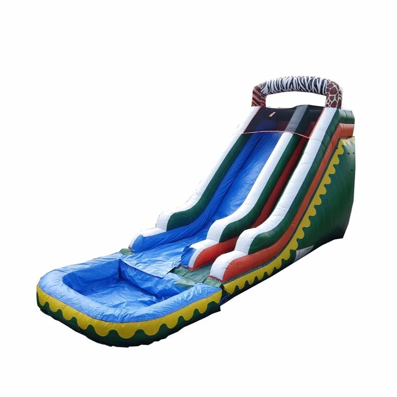 

Hot sale PVC commercial grade giant adult water inflatable slide