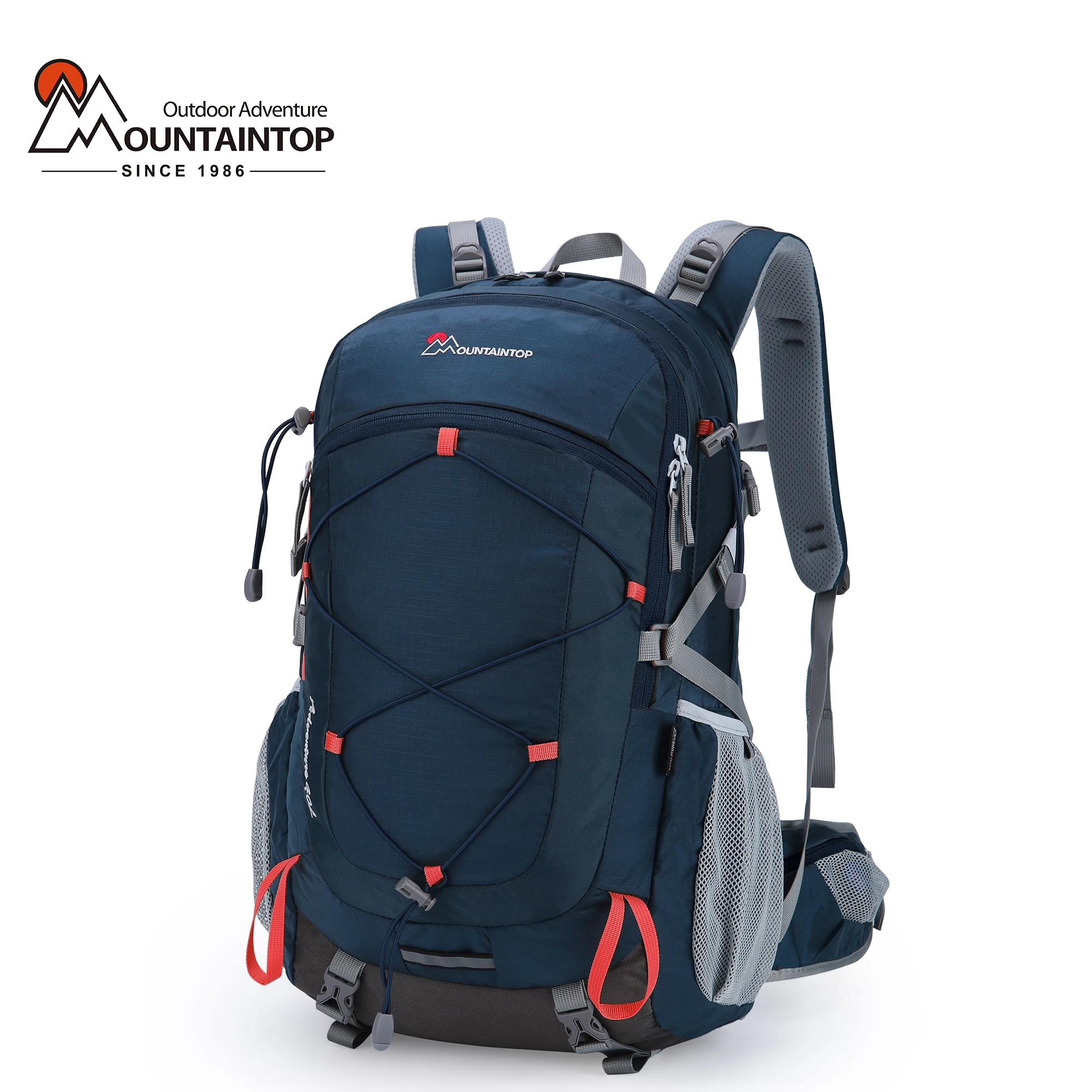 

MOUNTAINTOP 40L Hiking Backpack with Rain Covers and YKK Zippers for Backpacking, Camping, Cycling and Traveling
