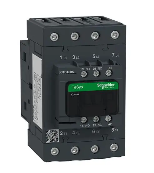 LC1DT60AE7 LC1-DT60AE7 TeSys Deca контактор, 4P(4NO),AC-1,= 440V 60A,48V AC 50/60Hz катушка
LC1DT60AE7 LC1-DT60AE7 TeSys Deca контактор, 4P(4NO),AC-1,= 440V 60A,48V AC 50/60Hz катушка