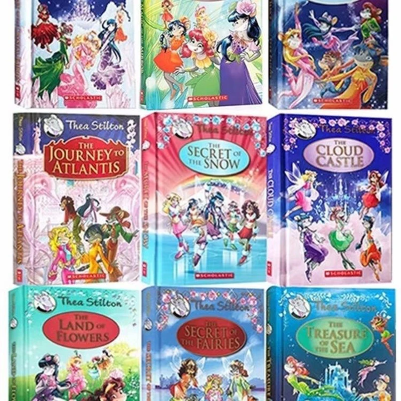 A full set of 9 English books female mouse reporter hardcover book Thea Stilton The Secret of The Faires bridge book
A full set of 9 English books female mouse reporter hardcover book Thea Stilton The Secret of The Faires bridge book