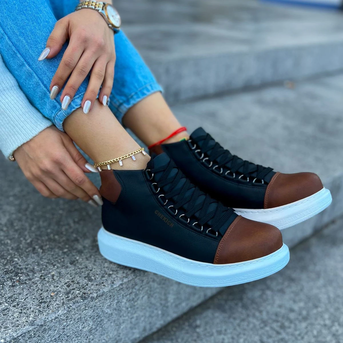 CHEKICH Original Brand Black 2024 Fashion Women's White Sole Boots Lace-Up Quality Women's Boots for Spring, Summer Autumn CH258
CHEKICH Original Brand Black 2024 Fashion Women's White Sole Boots Lace-Up Quality Women's Boots for Spring, Summer Autumn CH258