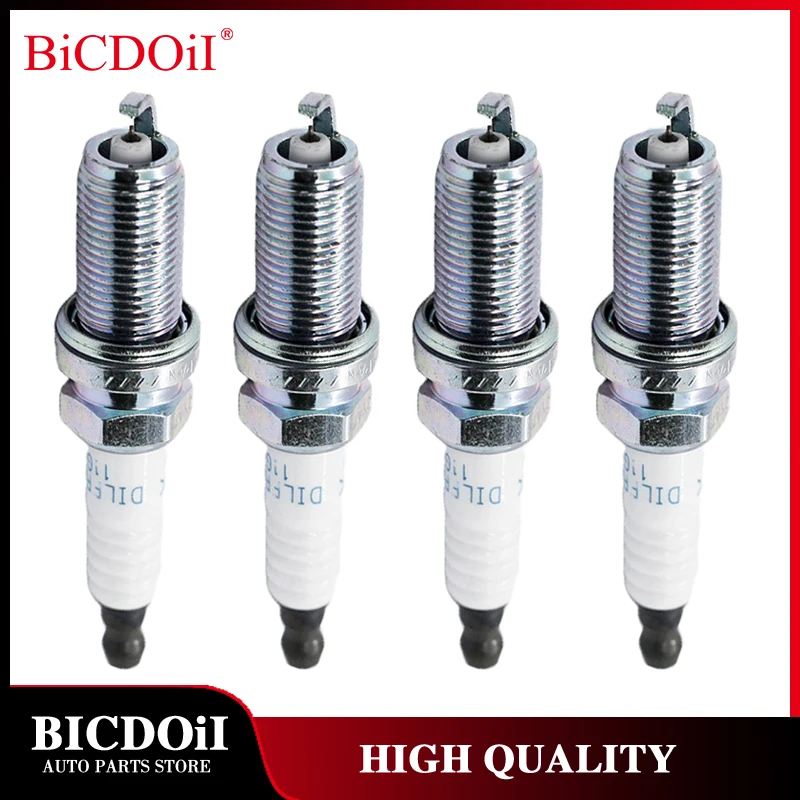 

4Pcs/6Pcs 12290-RBJ-003 DILFR6F-11G Dual Iridium Spark Plug For 2010 2011 Honda Insight 1.3 Hybrid Civic IX 1.5 DILFR6F11G