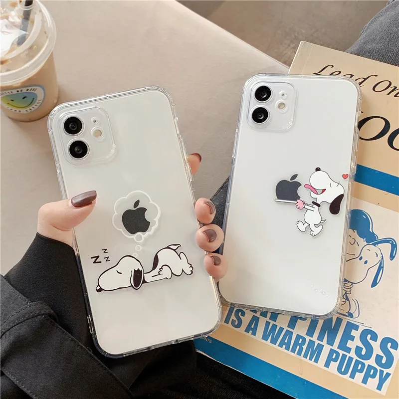 Cartoon Snoopy Cute Transparent Phone Case For iPhone 15 14 13 12 11 Pro Max Xr Xs Max 14 Plus 8 Plus Case Cute Soft Cover Y2k 
Cartoon Snoopy Cute Transparent Phone Case For iPhone 15 14 13 12 11 Pro Max Xr Xs Max 14 Plus 8 Plus Case Cute Soft Cover Y2k