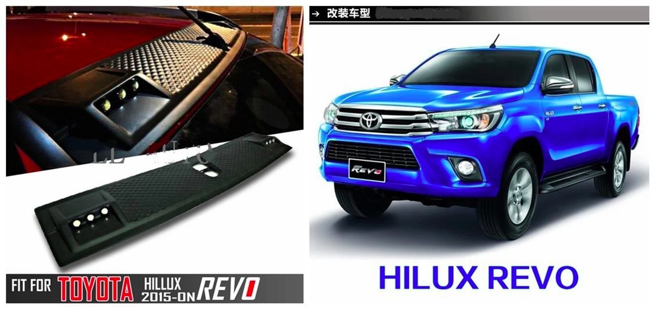 Front Roof Spoiler LED DRL Turn Signal Light Bar for TOYOTA HILUX REVO 15+ Black
Front Roof Spoiler LED DRL Turn Signal Light Bar for TOYOTA HILUX REVO 15+ Black