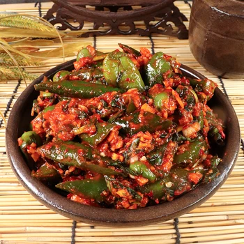 ALL 국내산! 아삭아삭 밥도둑 고추김치 1.5kg / 500g 상품 이미지