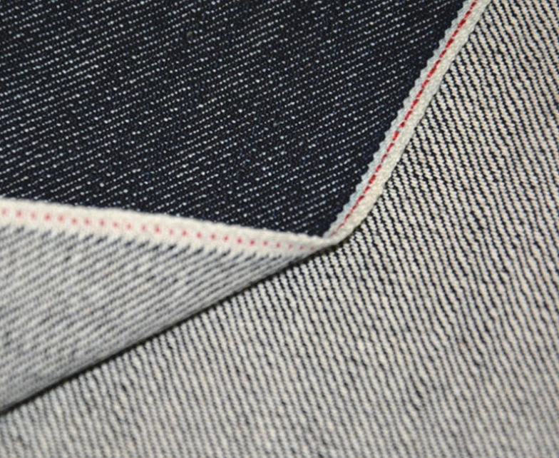 

13 oz Premium Blue Grey Selvedge Denim Fabric WingFly Slub Selvage Jeans Raw Material Wholesale Denim Textile Free Ship W28102