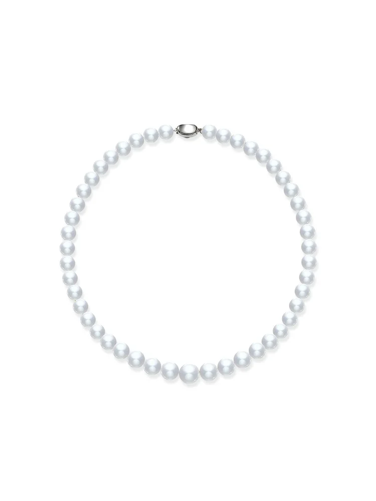 MADALENA SARARA 8mm Freshwater Pearl Women Choker Necklace White Color Round Shape High Quality Good Luster
MADALENA SARARA 8mm Freshwater Pearl Women Choker Necklace White Color Round Shape High Quality Good Luster