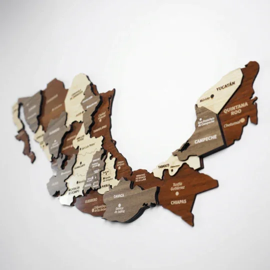 3D Wooden Mexican Map Large Size Modern Wall Art Decor Painting Posters Home Office School Hotel Gift Home Office Decor
3D Wooden Mexican Map Large Size Modern Wall Art Decor Painting Posters Home Office School Hotel Gift Home Office Decor
