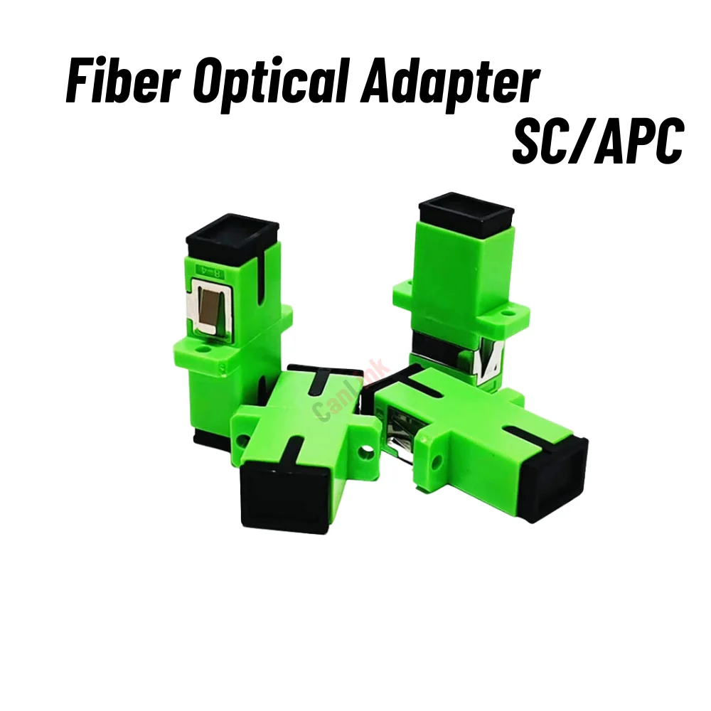 

100 шт./лот SC волоконно-оптический соединитель Адаптер одножильный SC/UPC SM фланец одномодовый Simplex SC-SC APC соединитель