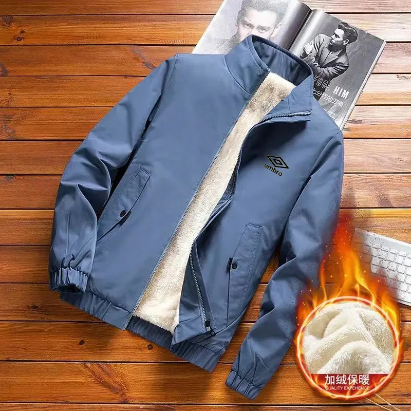 

Новая модная трендовая однотонная флисовая куртка для осени и зимы, мужская повседневная свободная Удобная толстая теплая куртка