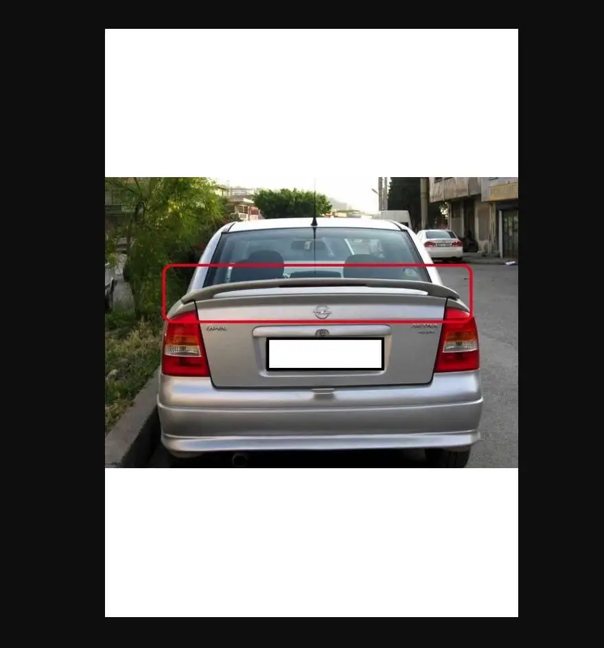 

Spoiler For Opel Astra G Sedan 1998 To 2003 With Light - Auto Styling Body Kit Diffuser Side Skirts Battery Tires Spare Parts
