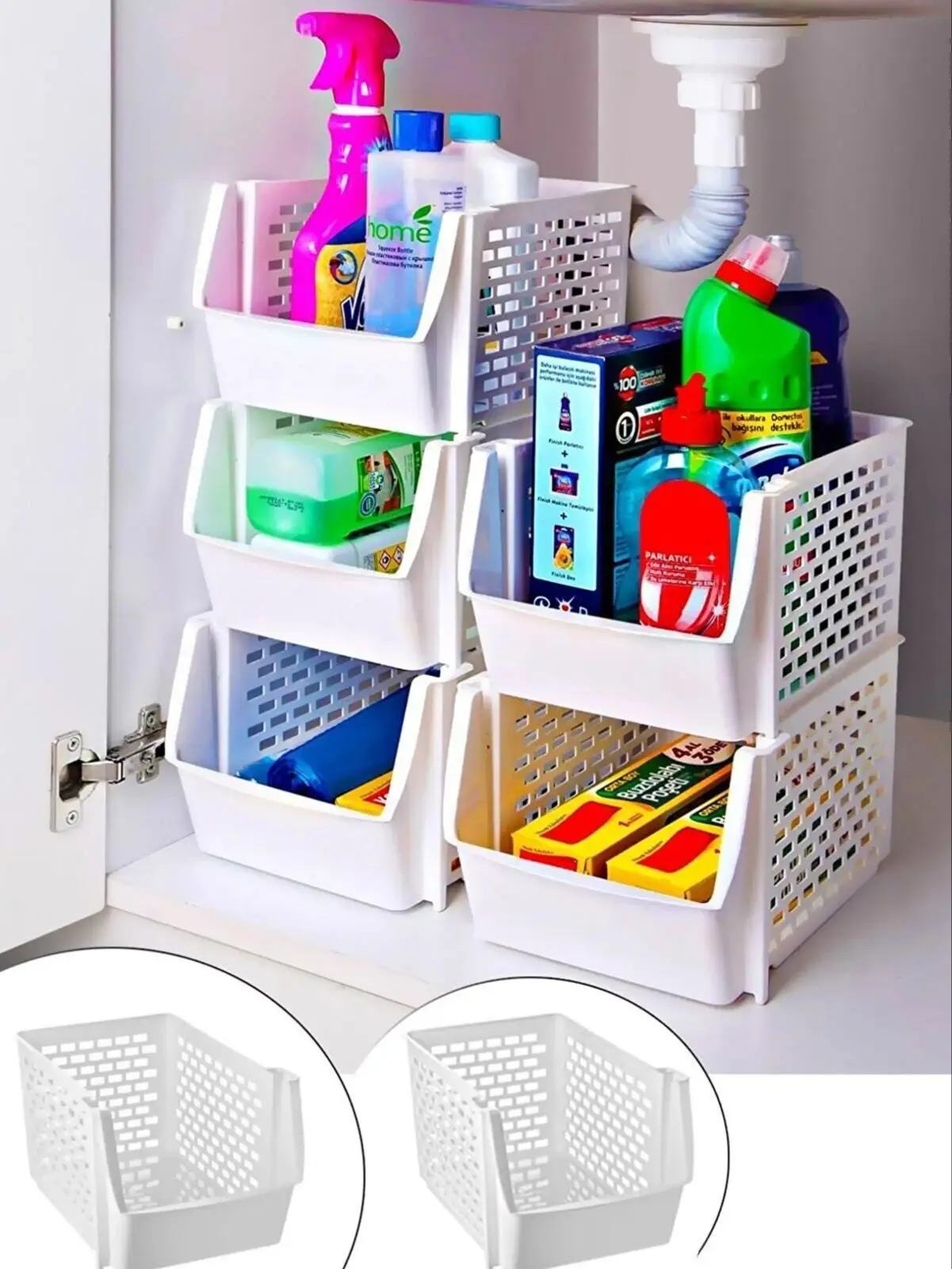 6 Pcs Multi Purpose Multi Storey Kitchen Organizer Under Sink Bathroom and Fridge Storage Fruit Vegetable Transparent Basket
6 Pcs Multi Purpose Multi Storey Kitchen Organizer Under Sink Bathroom and Fridge Storage Fruit Vegetable Transparent Basket