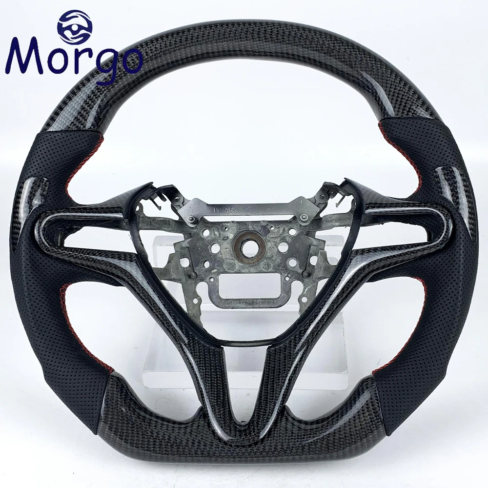 

For Honda Civic 8th Gen 2006 2007 2008 2009 2010 2011 2012 9th Gen 10th Gen Civic Accord Carbon Fiber Steering Wheel Customized