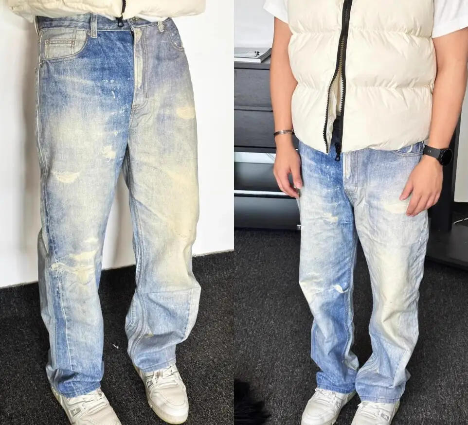 Our Legacy Digital Denim Print Third Cut Jean Men Blue Straight Casual Denim Pants Our Legacy Jeans For Men
Our Legacy Digital Denim Print Third Cut Jean Men Blue Straight Casual Denim Pants Our Legacy Jeans For Men