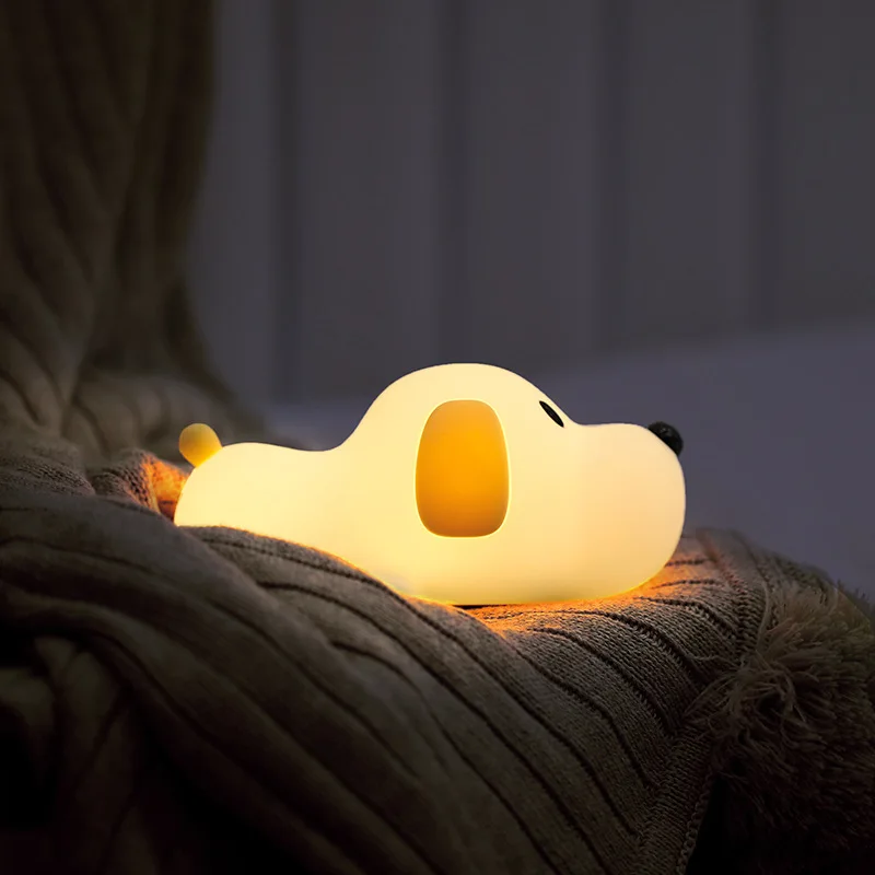 Puppy Lamp Silicone Dog USB Cartoon Night Light Touch Sensor Colors Rechargeable Bedside Mood Light for Children Baby Toy Gift
Puppy Lamp Silicone Dog USB Cartoon Night Light Touch Sensor Colors Rechargeable Bedside Mood Light for Children Baby Toy Gift