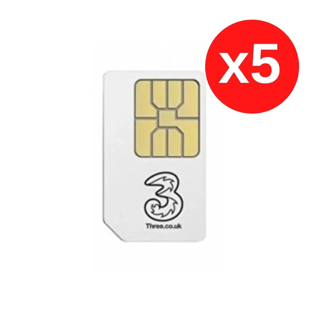 Британская сим-карта Англия X 5 штук сим-карта три сим-карты для использования в 71 месте назначения, включая европу, Южную Америку и Израиль