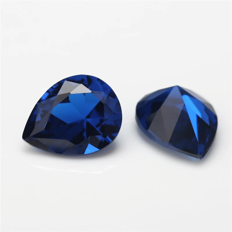 Size 3x5mm~10x12mm Pear Cut 113# Blue Stones Loose Synthetic Spinel Gemstone Beads for Jewelry Making
Size 3x5mm~10x12mm Pear Cut 113# Blue Stones Loose Synthetic Spinel Gemstone Beads for Jewelry Making