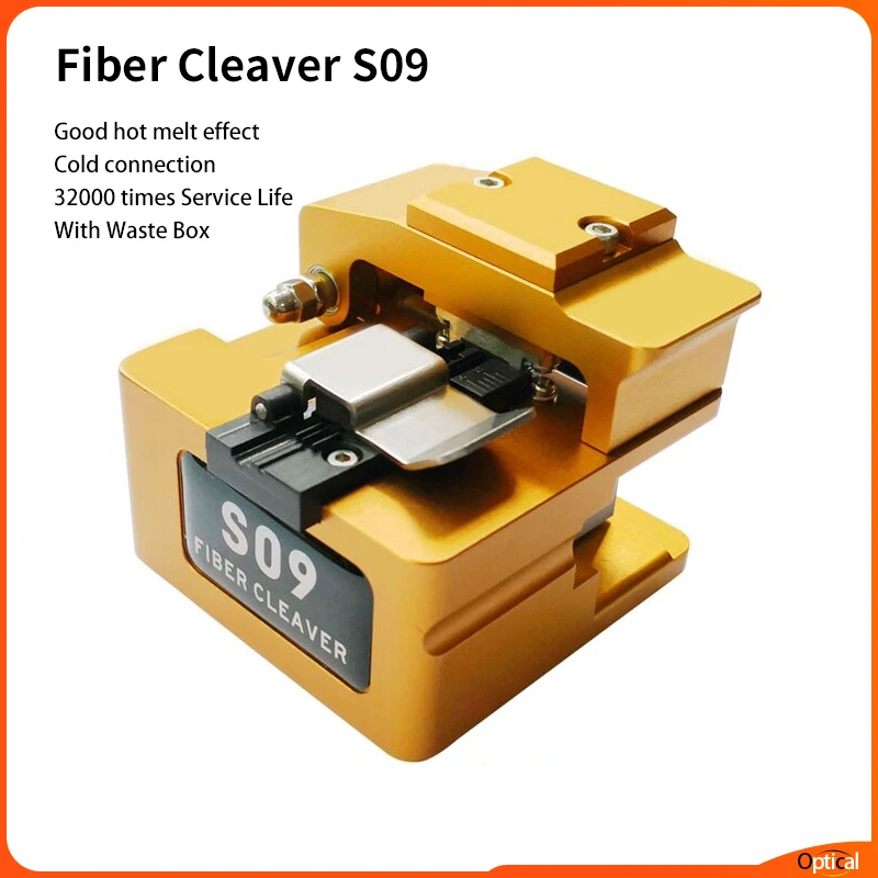 S09 Fiber Cleaver Cutter AI9 Fusion Splicer Original Optical Fiber Cutting knife With Wast Box Cutting 32000 times Free Shipping
S09 Fiber Cleaver Cutter AI9 Fusion Splicer Original Optical Fiber Cutting knife With Wast Box Cutting 32000 times Free Shipping
