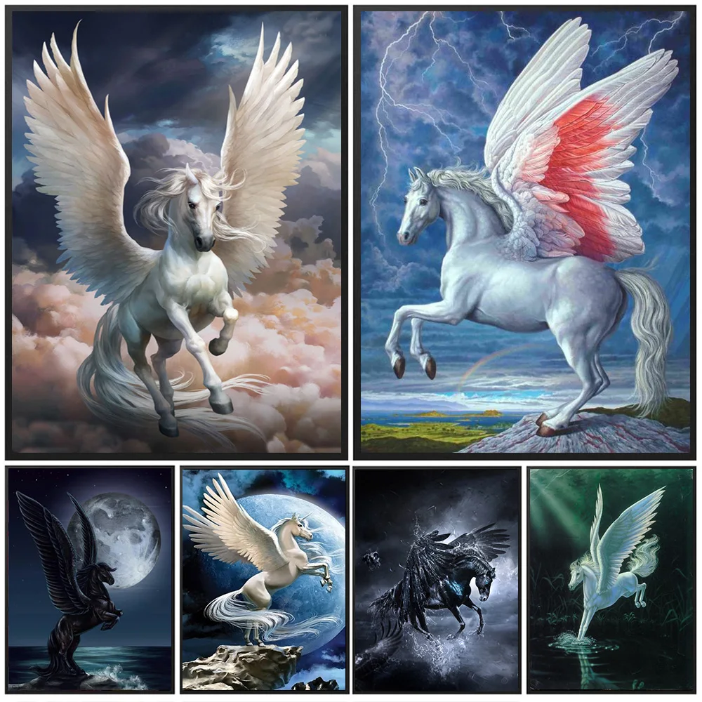 Abstract Flying Wings Horse Unicorn Canvas Painting Pegasus Posters And Prints Wall Art Picture Modern Living Room Decor Cuadros
Abstract Flying Wings Horse Unicorn Canvas Painting Pegasus Posters And Prints Wall Art Picture Modern Living Room Decor Cuadros