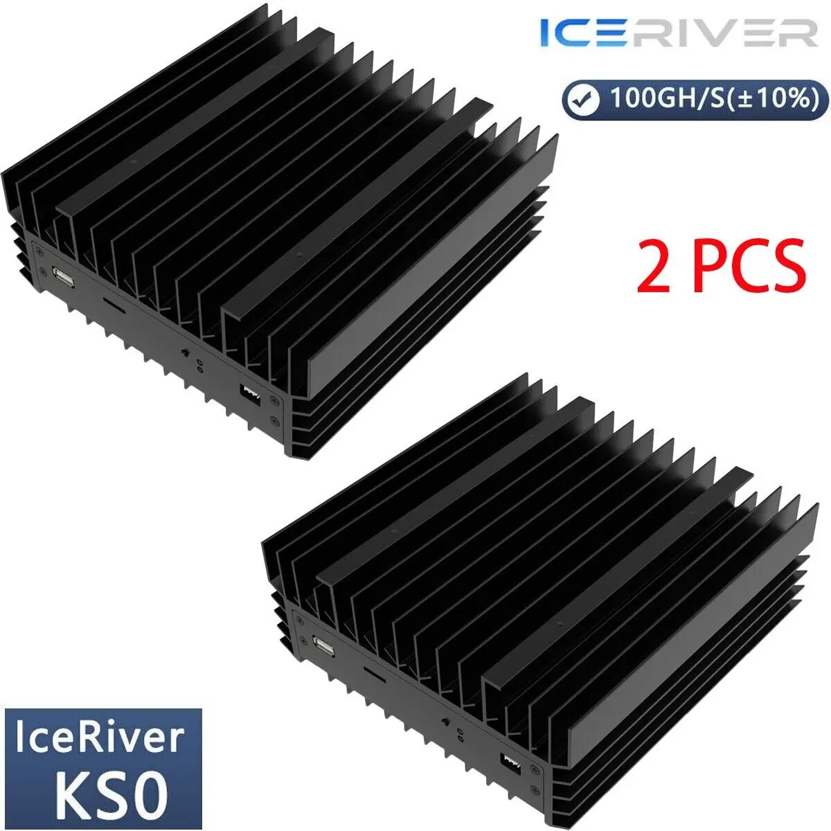 

BUY 2 GET 1 FREE New IceRiver KS0 Pro 200Gh 100w Kas Miner Kaspa Mining Crypto Asic Miner Machine Include PSU Power Supply YY