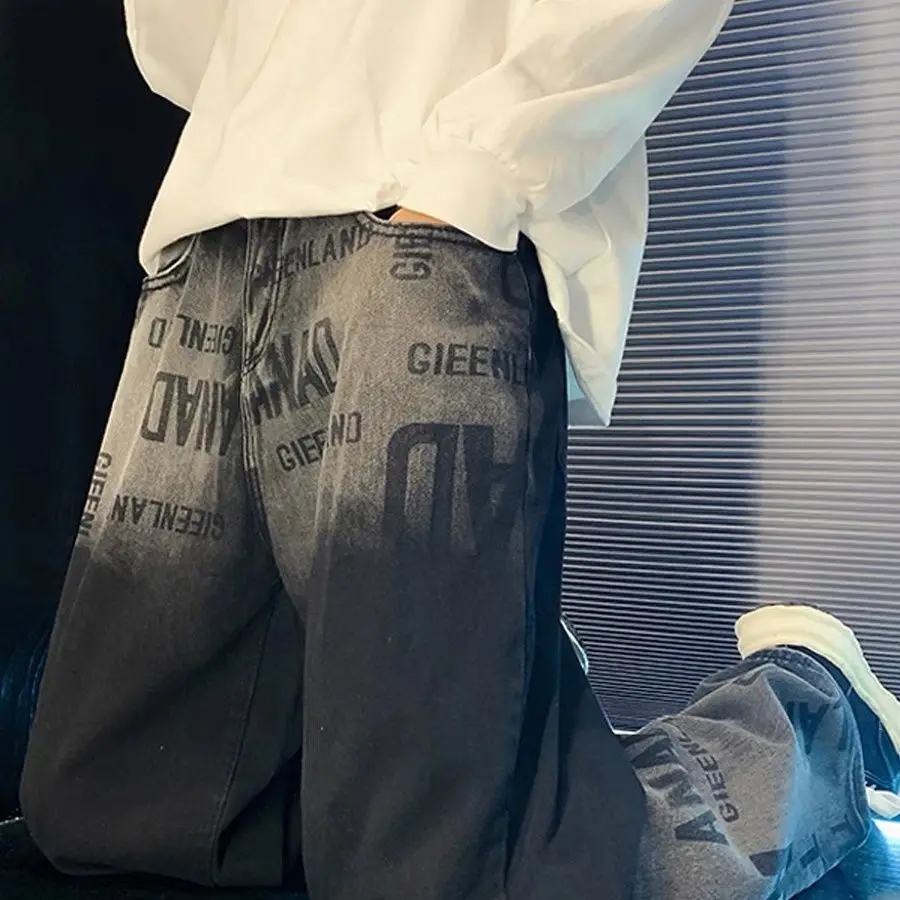 Letter Jeans With Print Y2k Black Casual Pants Trendyol Harajuku Baggy Streetwear Straight Leg Man Punk Vintage Hip Hop Men Jean
Letter Jeans With Print Y2k Black Casual Pants Trendyol Harajuku Baggy Streetwear Straight Leg Man Punk Vintage Hip Hop Men Jean