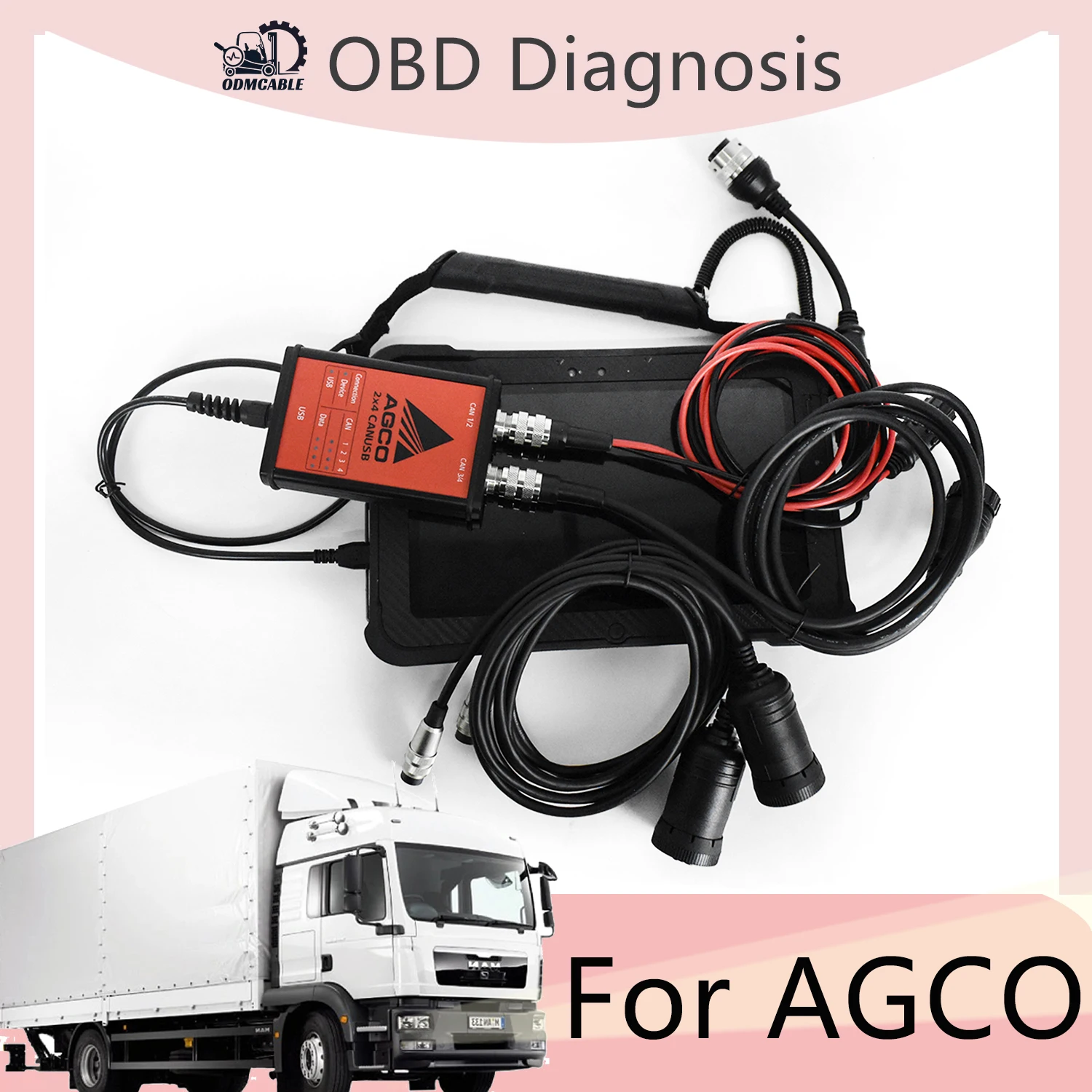 Heavy Duty Agricultural Diagnosis Scanner For AGCO CANUSB EDT Interface Electronic Diagnostic Tool with xplore tabet
Heavy Duty Agricultural Diagnosis Scanner For AGCO CANUSB EDT Interface Electronic Diagnostic Tool with xplore tabet