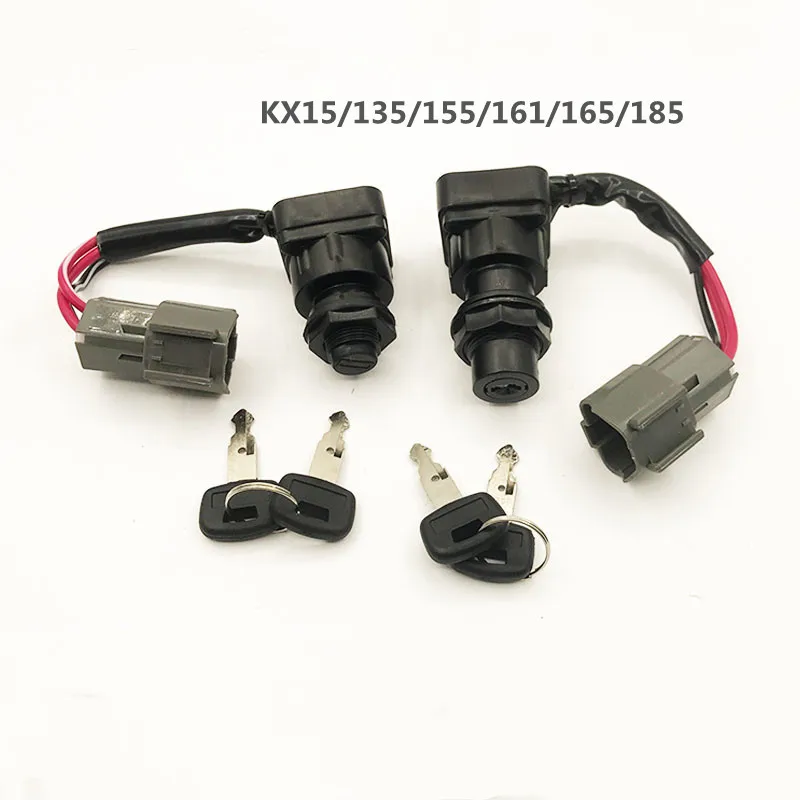Excavator accessories Kubota KX15/135/155/161/165/185 start switch ignition switch
Excavator accessories Kubota KX15/135/155/161/165/185 start switch ignition switch