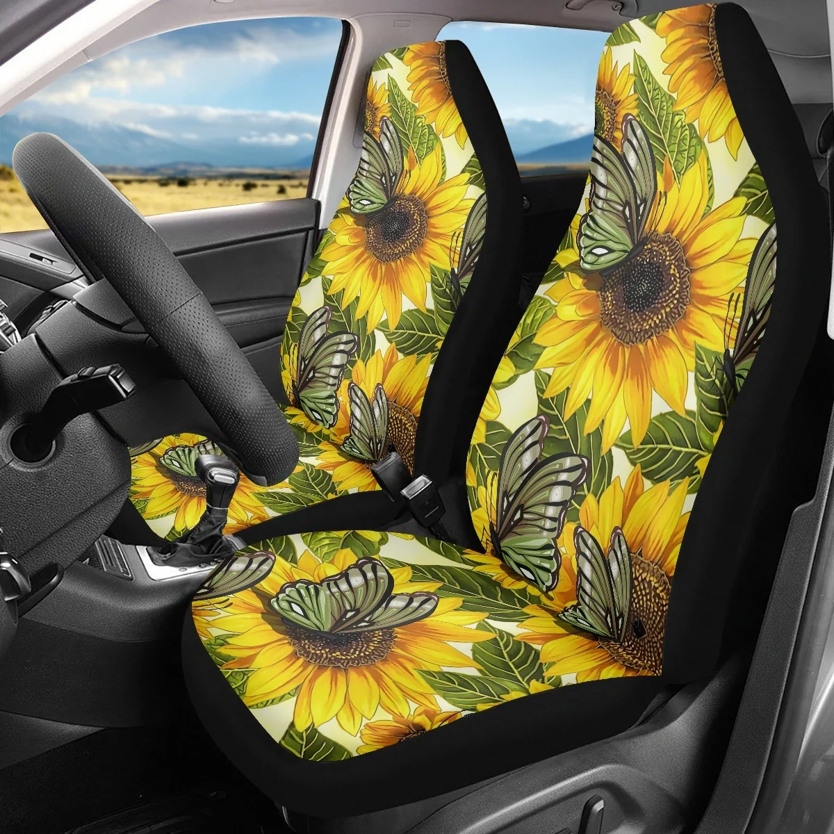 Anti-Slip Vehicle Seat Cushion Seat Cover Sunflower Butterflies Design Comfortable Trunk Seat Protect Universal Seats Protector
Anti-Slip Vehicle Seat Cushion Seat Cover Sunflower Butterflies Design Comfortable Trunk Seat Protect Universal Seats Protector