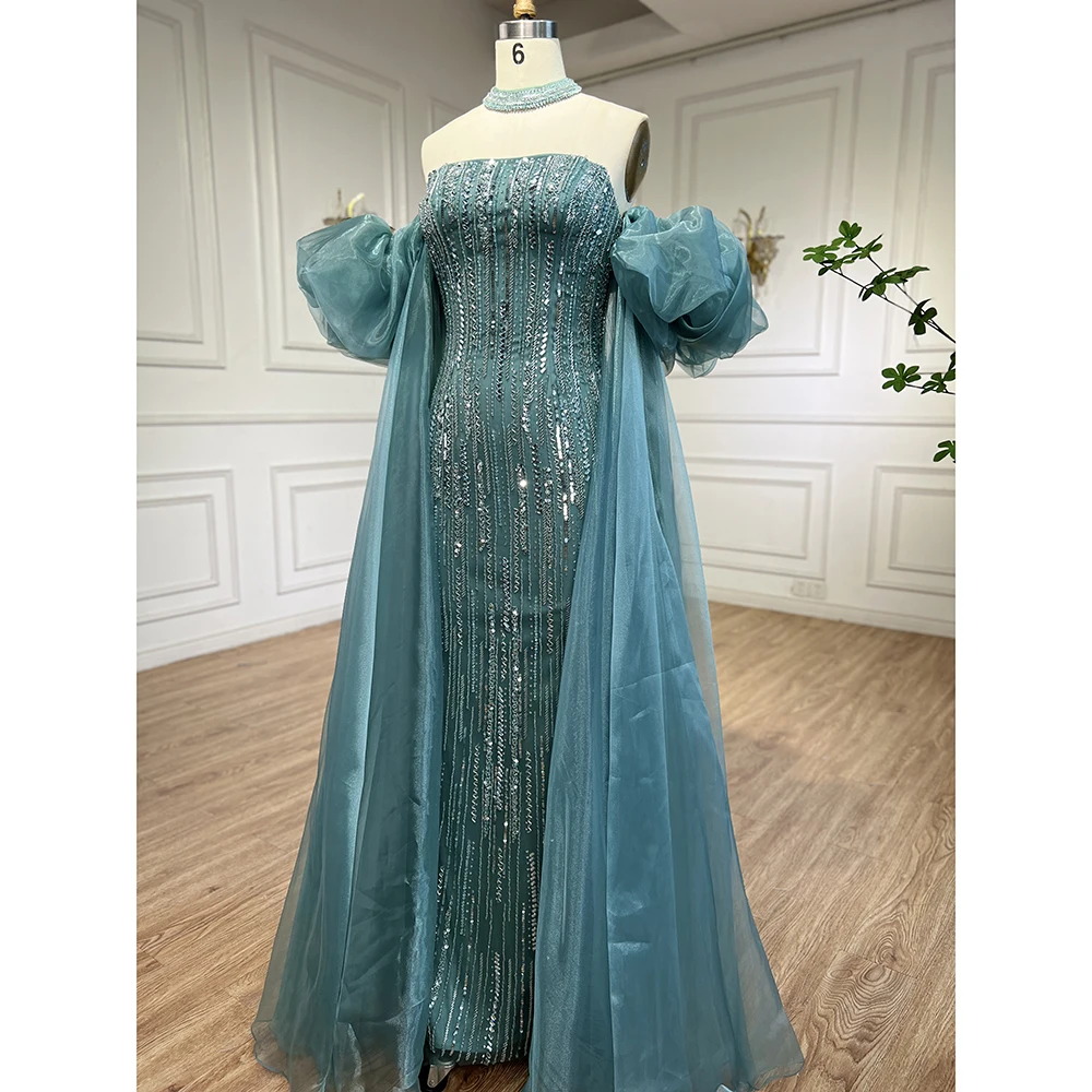 Blue Sexy Strapless Mermaid Sparkly Puff Sleeves Crystal Beaded Evening Dresses Gowns For Women Party 8 Mallzona A7003b84892d24f37a06cfb2181fd4b37w Blue Sexy Strapless Mermaid Sparkly Puff Sleeves Crystal Beaded Evening Dresses Gowns For Women Party Mallzona