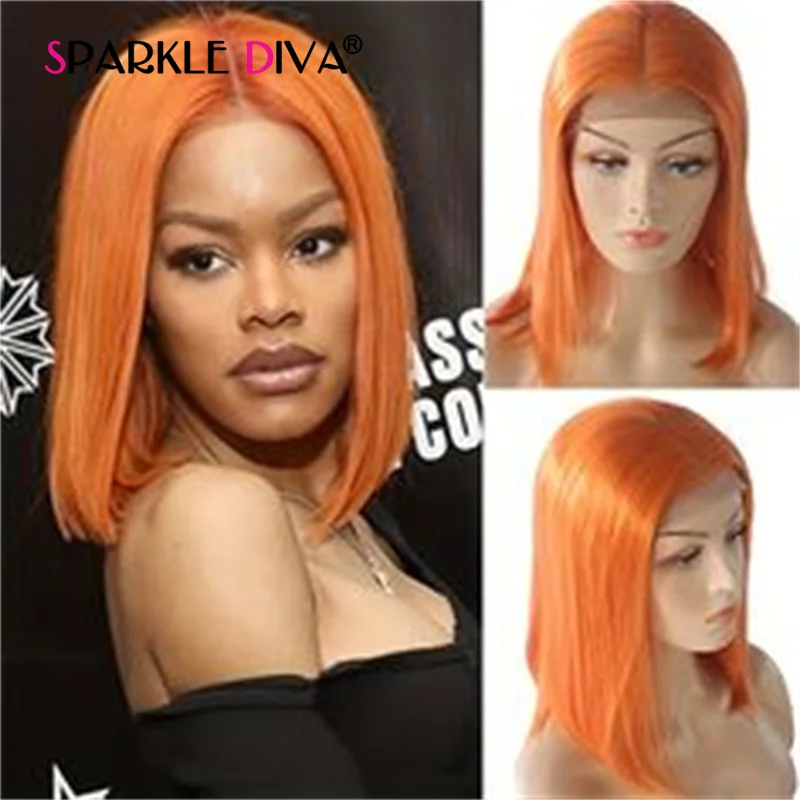 

12A 13x4 Hd Lace Frontal Wigs Brazilian Natural Remy Short Bob Human Hair Wigs Transparent Pre-Plucked With Baby Hair For Women