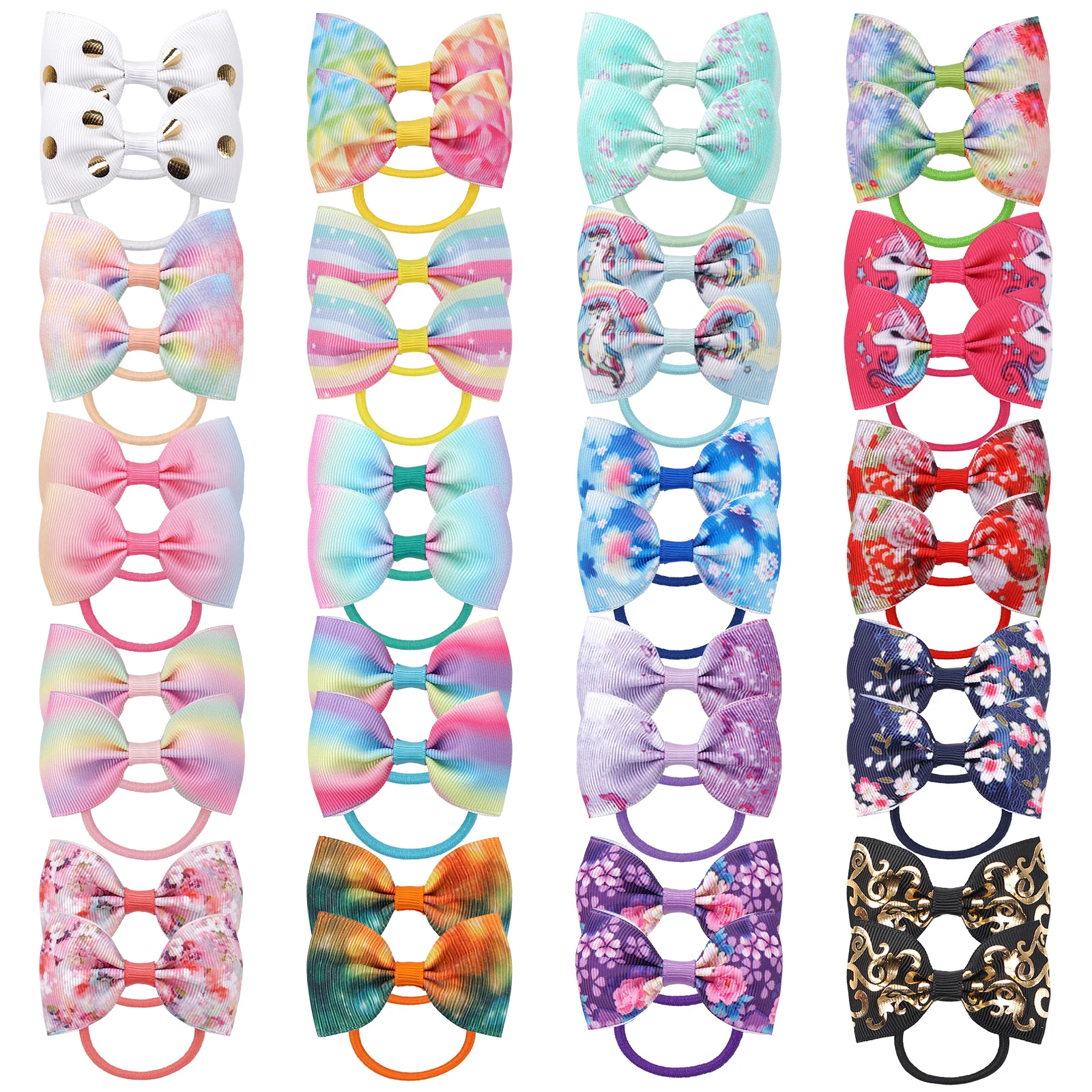 20PCS Solid Baby Elastic Rubber Bands Ribbow Bow Hair Tie For Girls Headwear Hair Accessories
20PCS Solid Baby Elastic Rubber Bands Ribbow Bow Hair Tie For Girls Headwear Hair Accessories