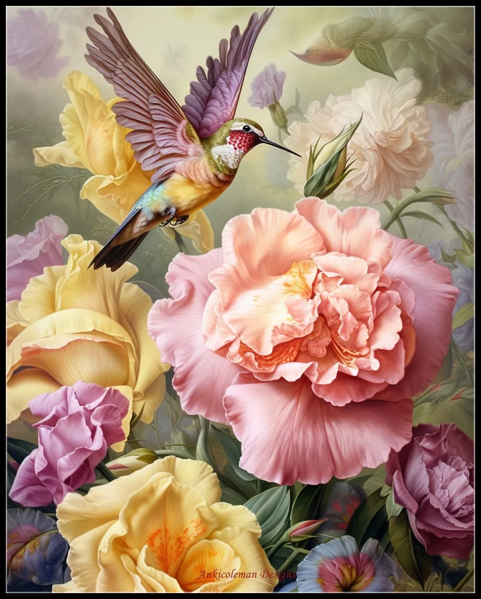Iris and Hummingbird 6 - Counted Cross Stitch Kits - DIY Handmade Needlework Embroidery 14 CT Aida Sets DMC Color
Iris and Hummingbird 6 - Counted Cross Stitch Kits - DIY Handmade Needlework Embroidery 14 CT Aida Sets DMC Color