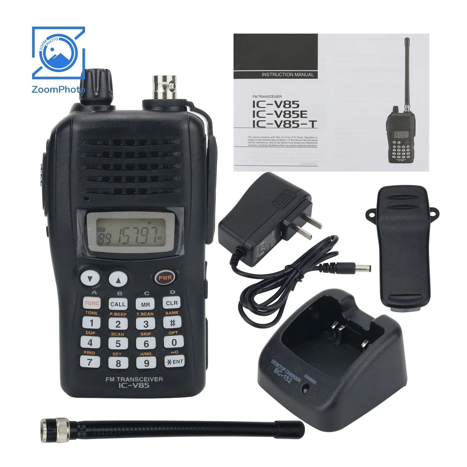 

IC-V85 FM приемопередатчик Walkie Talkie VHF Transceiver 8W 10KM идеально подходит для морских кораблей